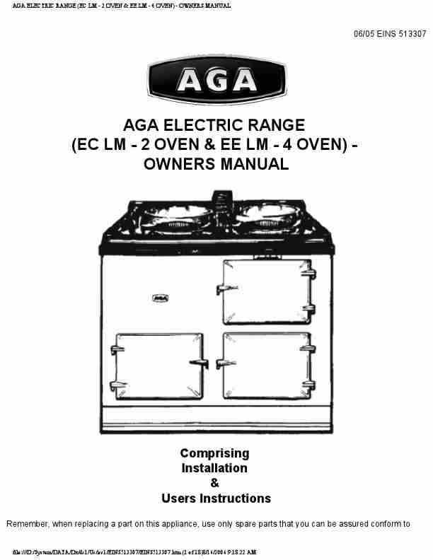 Aga Ranges Range EINS513307-page_pdf